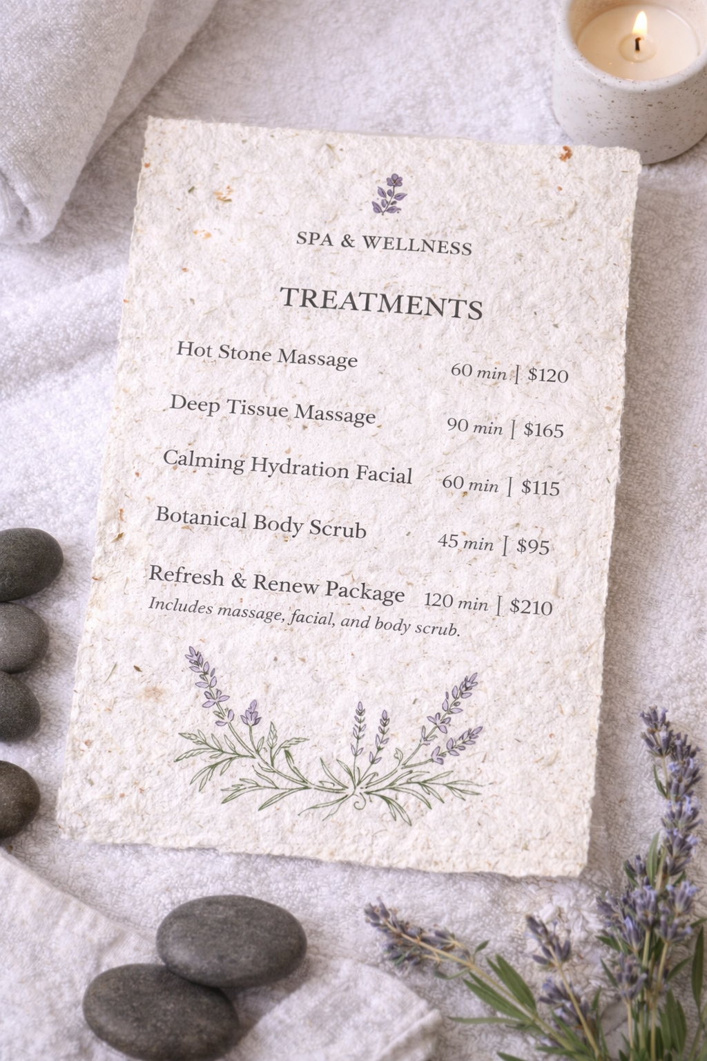 Detalle de suite en papel hecho a mano